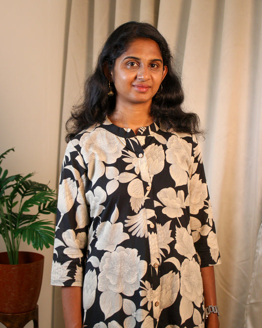 BW Flower CO-ORD Set