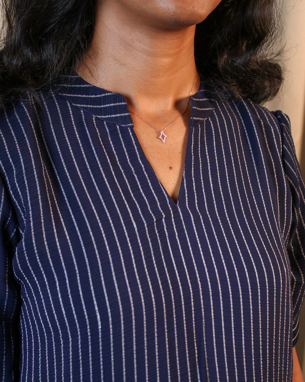 Blue Midnight Striped CO-ORD Set